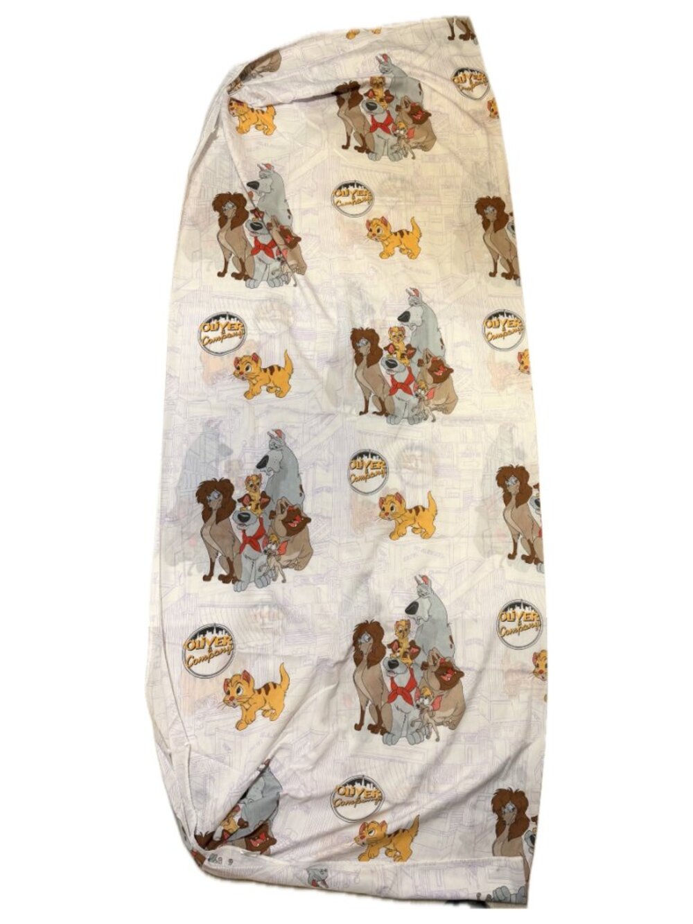 Oliver & Company Disney Fitted Full Sheet Fabric Vintage